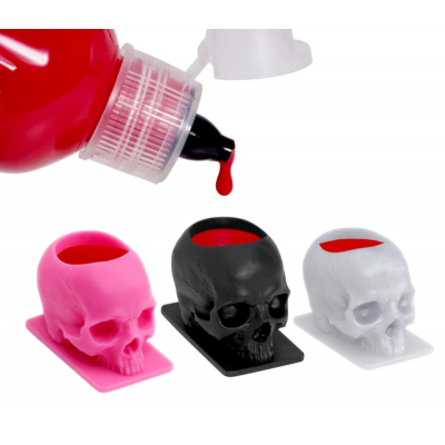 FESTÉK TARTÓ KUPAK - SAFERLY SKULL INK CUPS